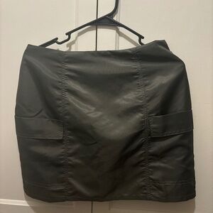 Revolve green mini skirt